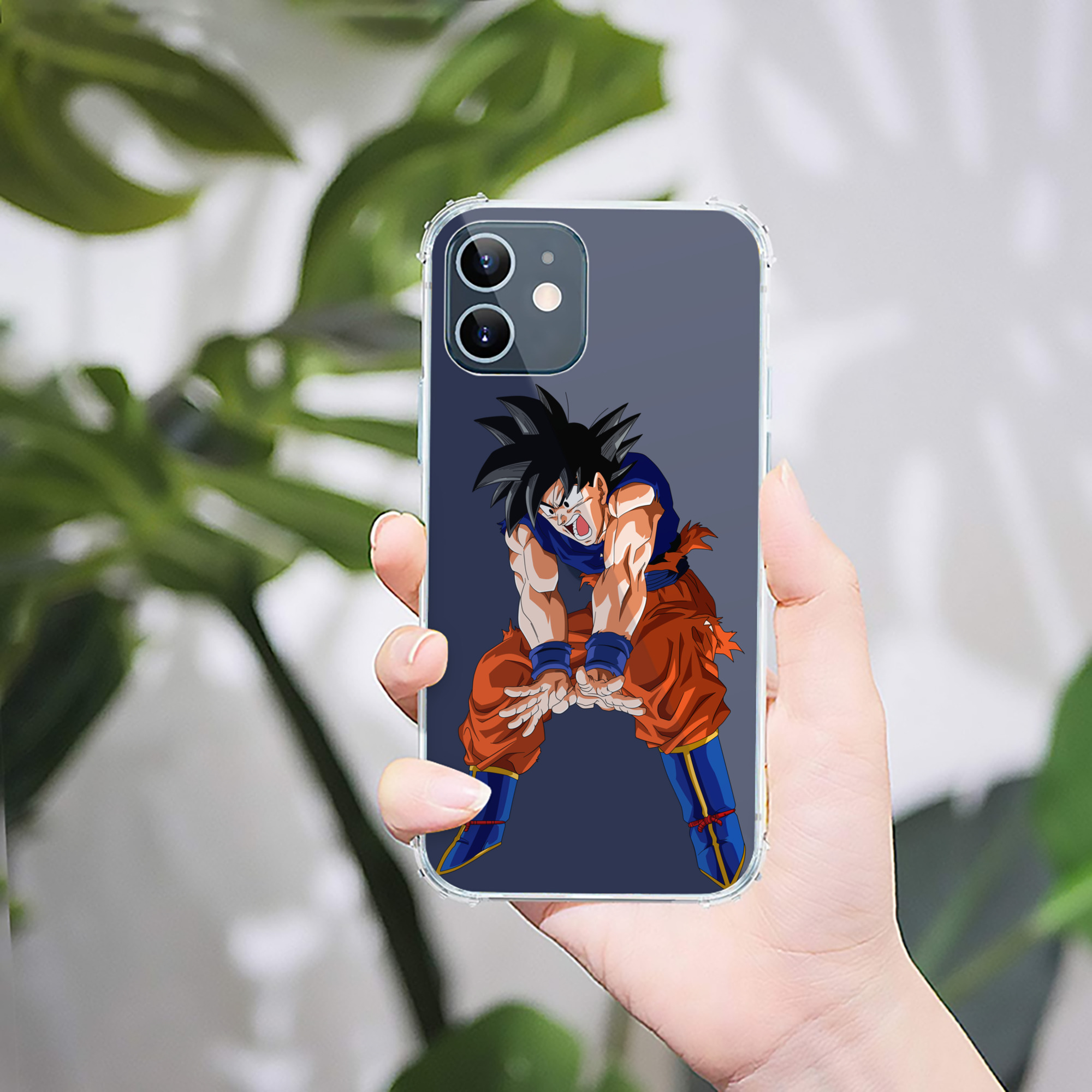 （画像用） ドラゴンボール 孫悟空（そん ごくう）Son Goku カカロット DRAGON BALL Kakarotto 【iPhone 12シリーズ対応】透明スマホケース（クリアソフトケース）